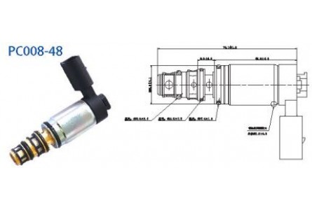 YENİ MODEL İNCE TİP DELPHİ ( VW , AUDİ , SEAT , SKODA ) ELEKTRİKLİ VALF